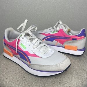 Puma Future Rider Twofold Sneaker White Luminous Purple